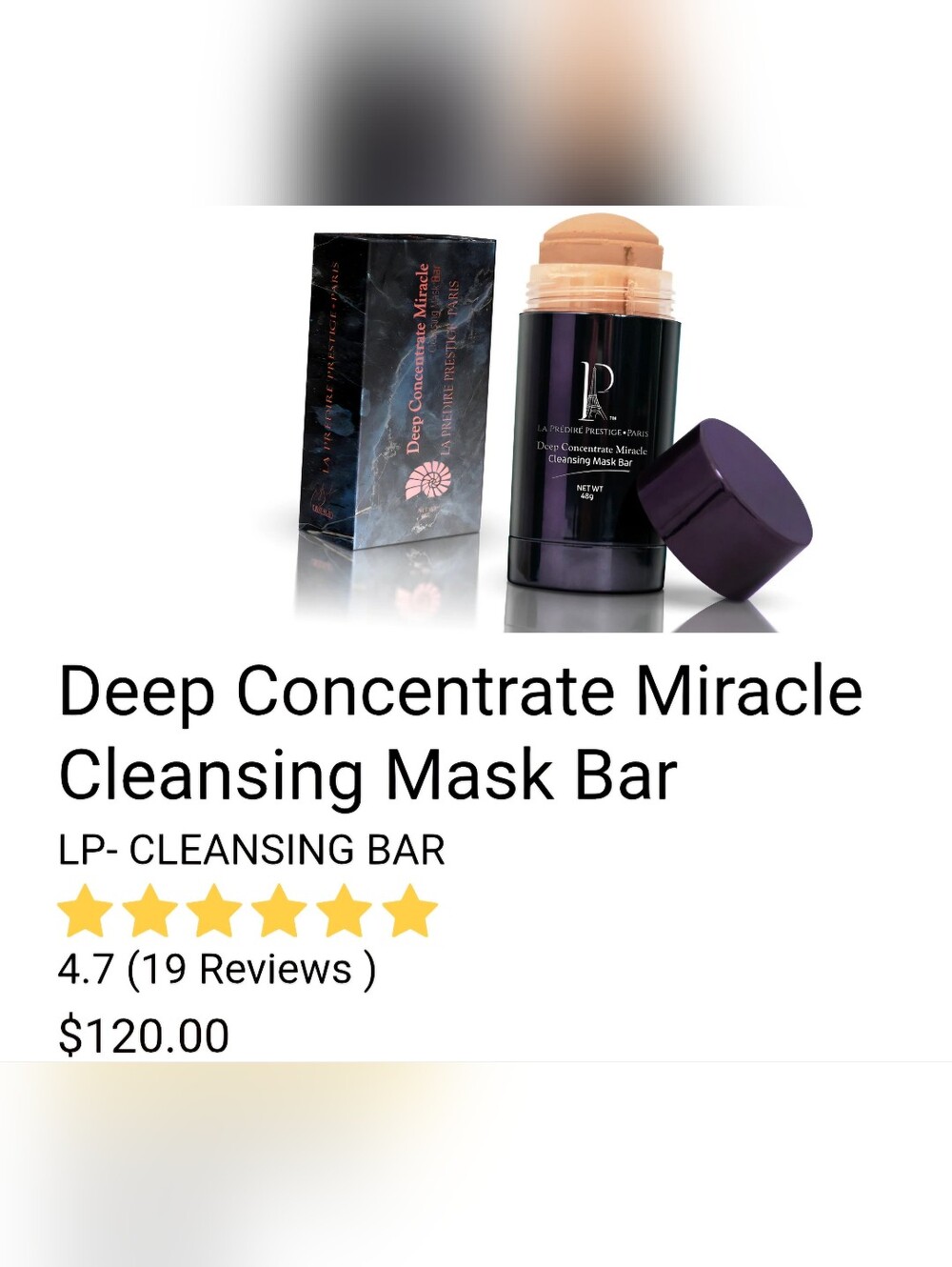 Predire:Cleansing MASK Bar (Deep Concentrated)